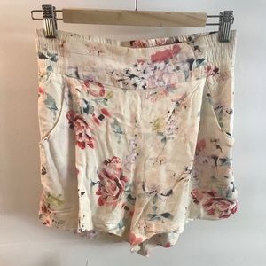 Talula - Floral High-Waisted Shorts